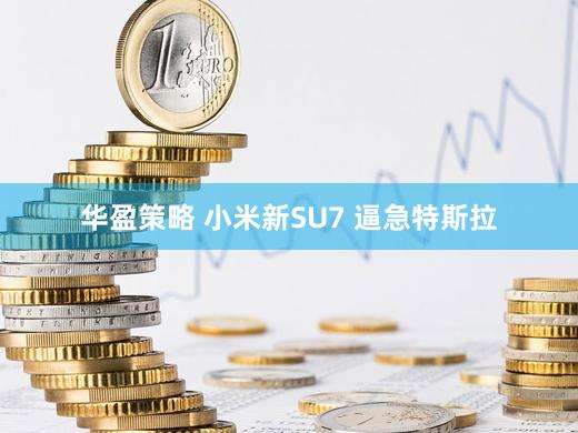 华盈策略 小米新SU7 逼急特斯拉