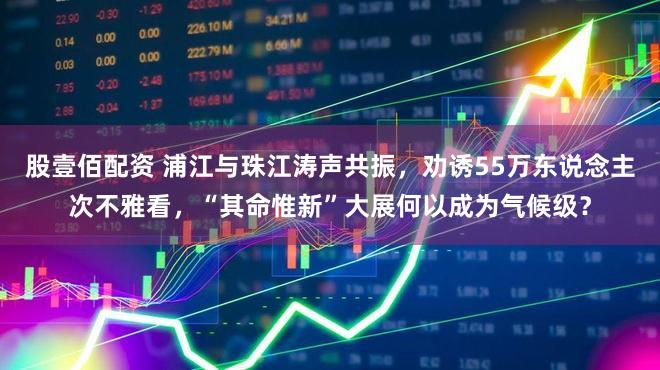 股壹佰配资 浦江与珠江涛声共振，劝诱55万东说念主次不雅看，“其命惟新”大展何以成为气候级？